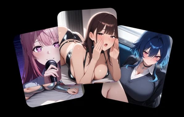 Photo-realistic and anime AI girlfriend styles on Something AI