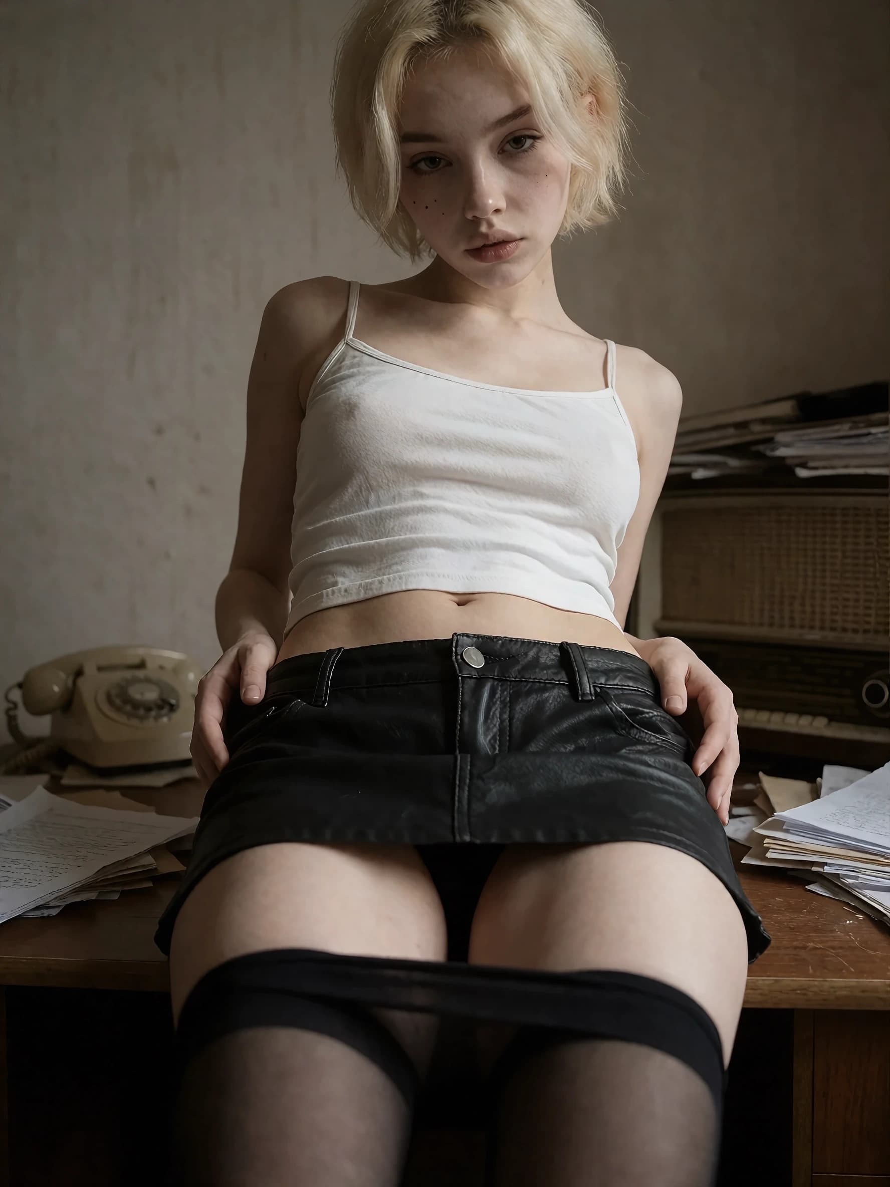 Portrait of Nastya, an AI companion on Something AI –